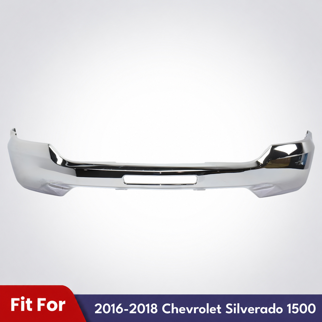 1 Piece Front Bumper For 2016-2018 Chevrolet Silverado 1500 Replaces #84029799-PFM