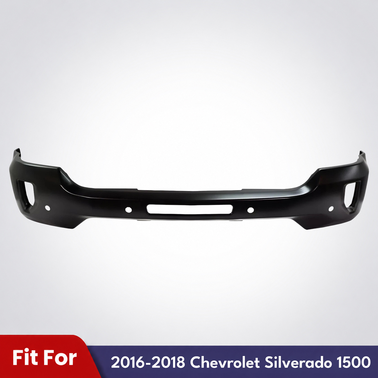 Front Bumper Face Bar Primed Steel For 2016-2018 Chevrolet Silverado 1500