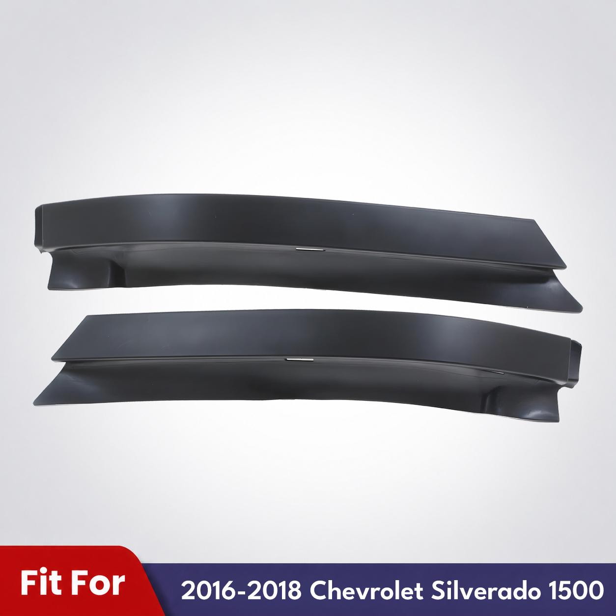 Bumper Filler Set of 2 Left & Right For 2016-2018 Chevrolet Silverado 1500